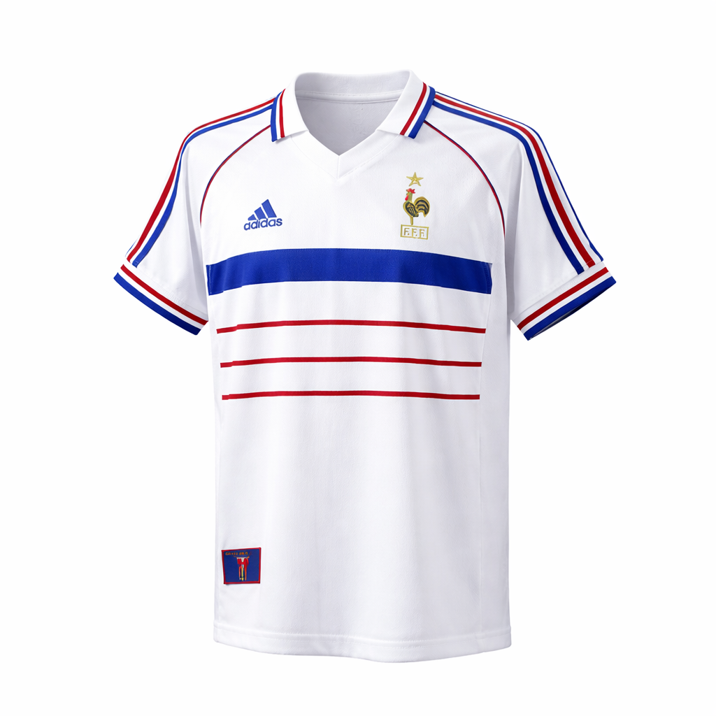 Frankreich-Nationalmannschaft Trikot Auswärtstrikot 1998
