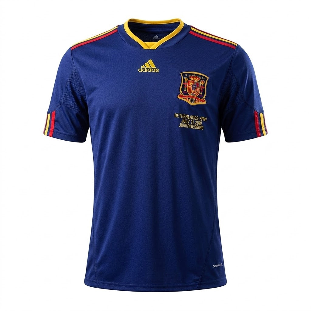 Spanien Nationalmannschaft Trikot 2. Ausrüstung WM 2010 Final Edition