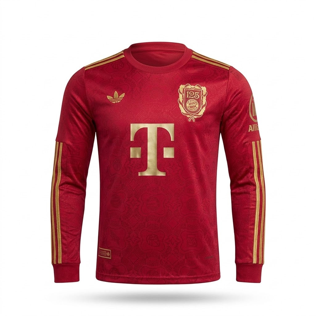 Camiseta Bayern Múnich 1º equipación 125 aniversario manga larga 25-26