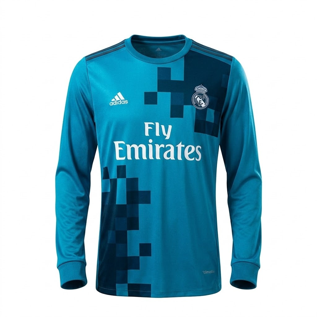 Camiseta Real Madrid 3º equipación manga larga 2017-18