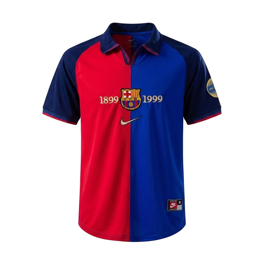 Camiseta FC Barcelona equipación 100 aniversario 1999