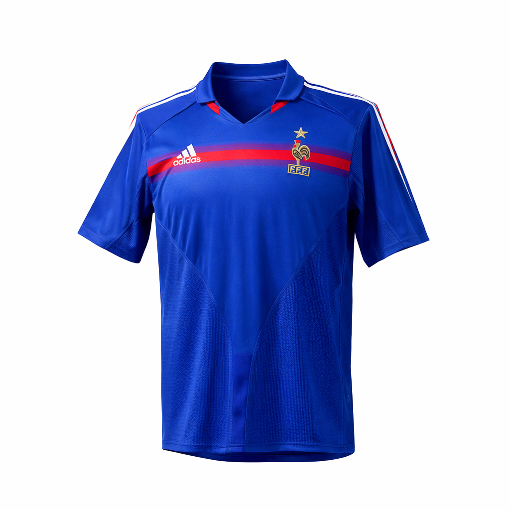 Frankreich Nationalmannschaft Trikot Heim 2004