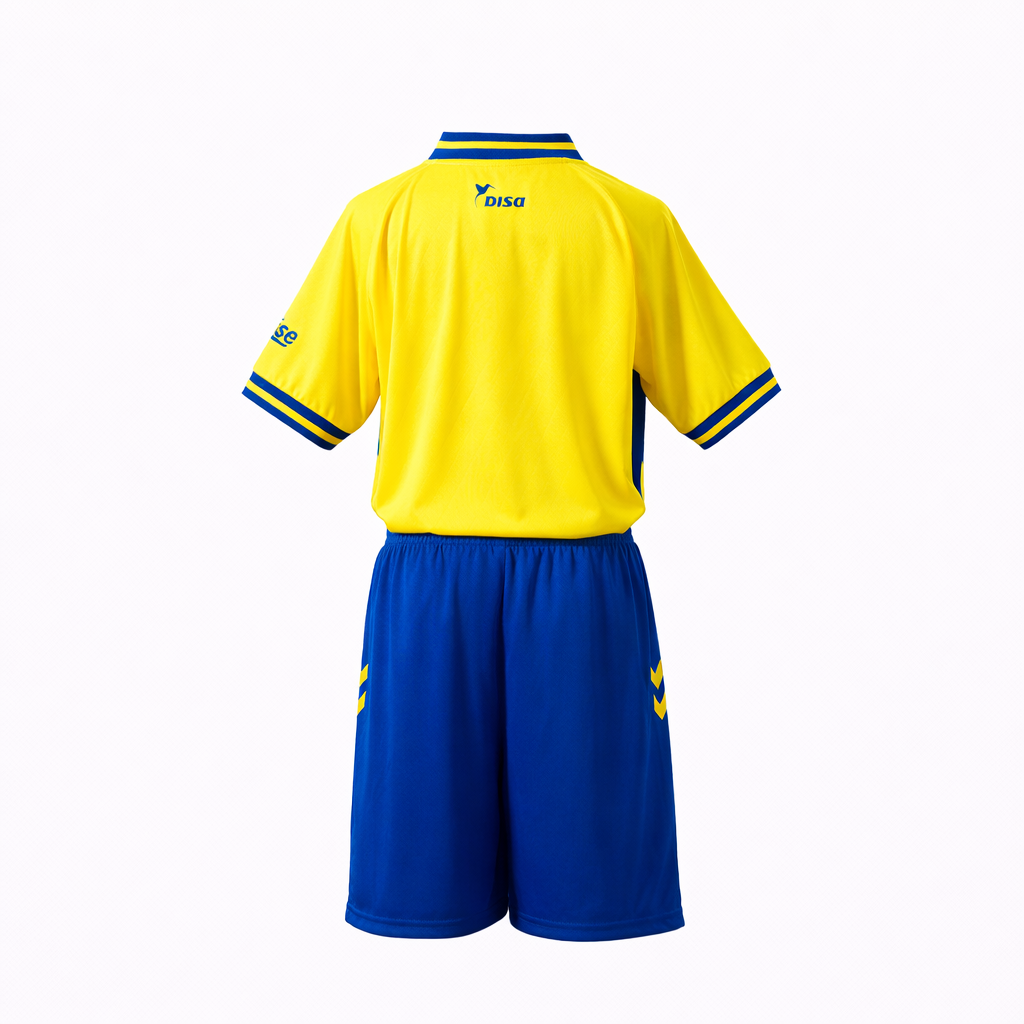 Komplette UD Las Palmas Heimtrikot-Ausrüstung 25-26 Kindergröße