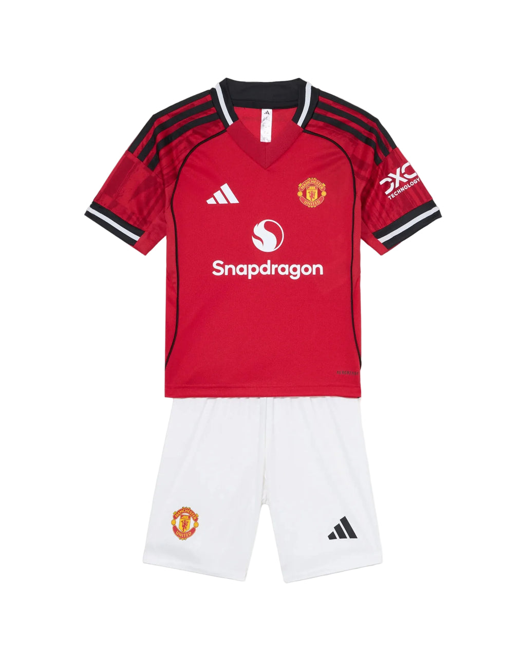 Equipación completa Manchester United FC 1º equipación 25-26 talla de niño