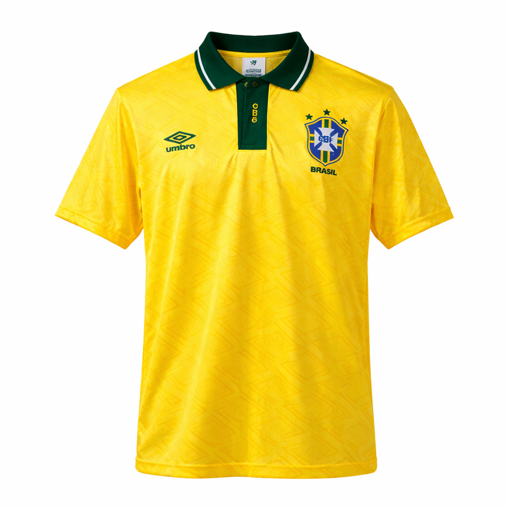 Camiseta Selección de Brasil 1º equipación 1992