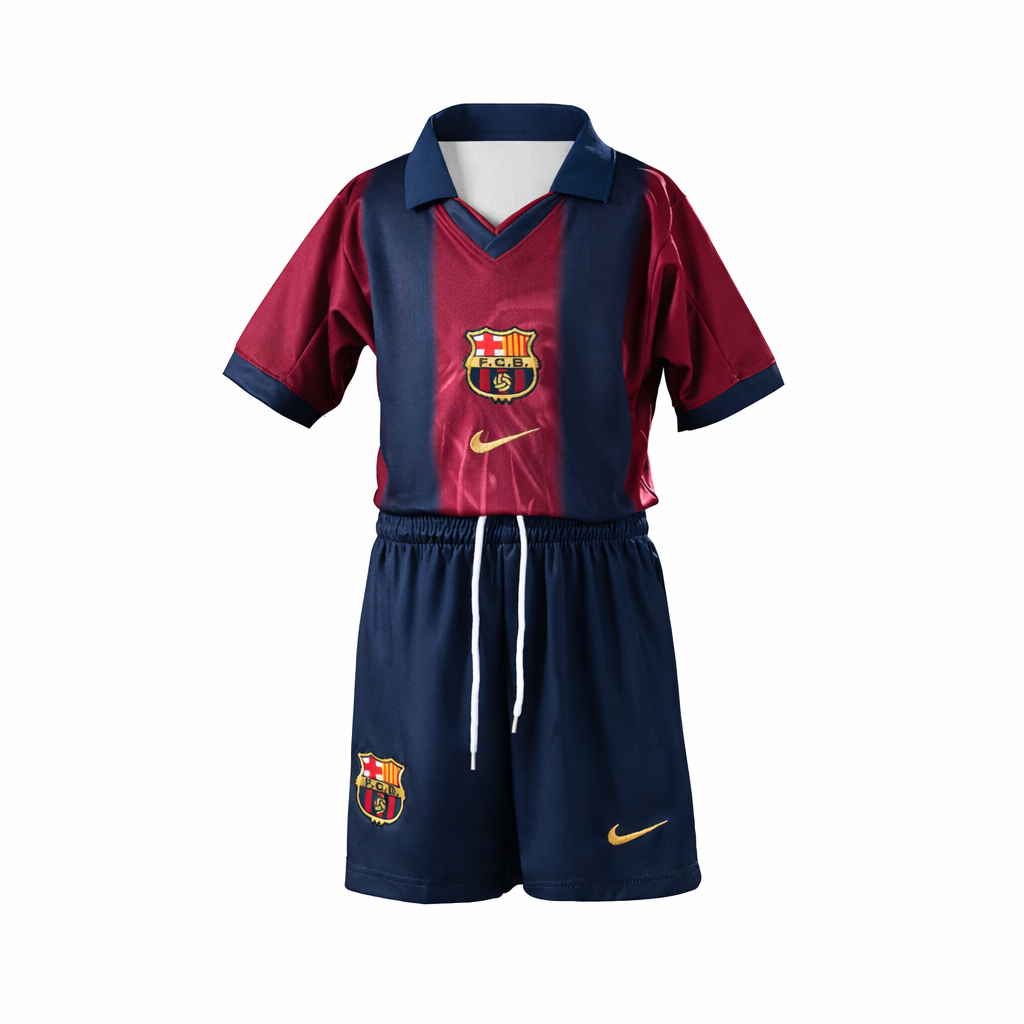 Equipación completa FC Barcelona Edición Travis Scott 25-26 talla de niño