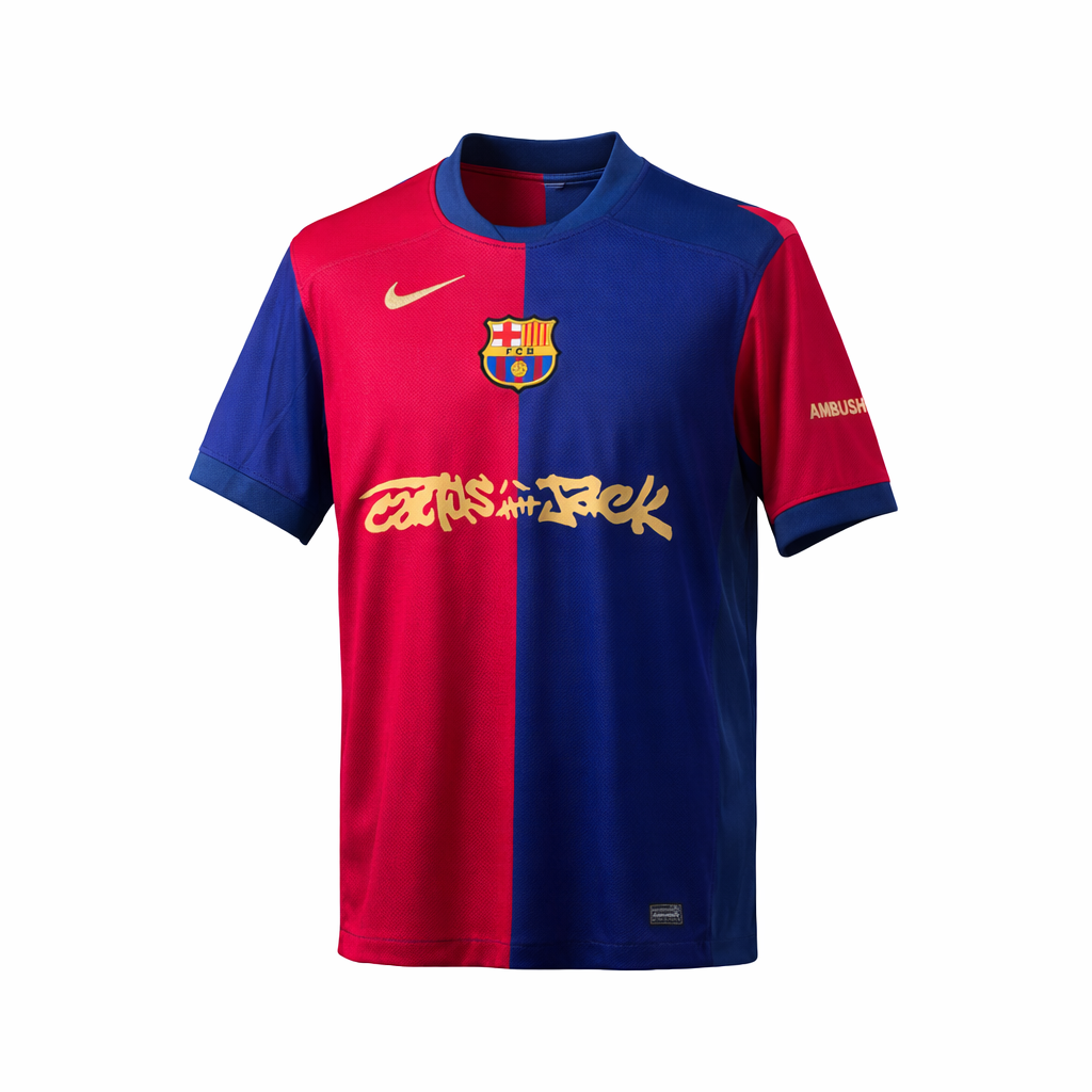 Camiseta FC Barcelona colaboración Travis Scott 24-25