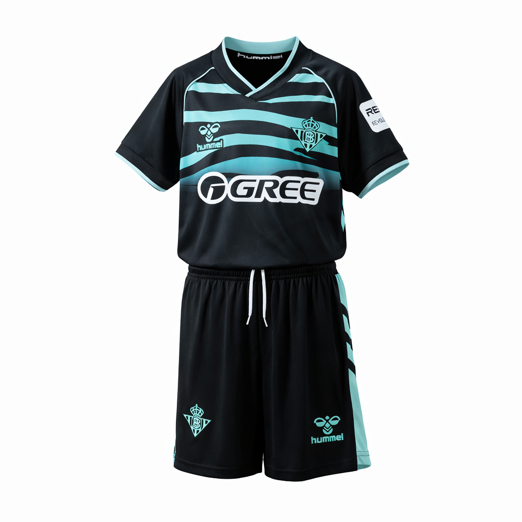 Équipement complet Real Betis 3ème tenue 25-26 taille enfant