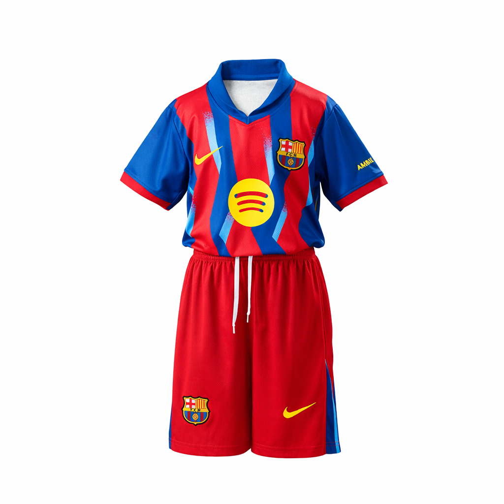 Equipación completa FC Barcelona 4º equipación 25-26 talla de niño