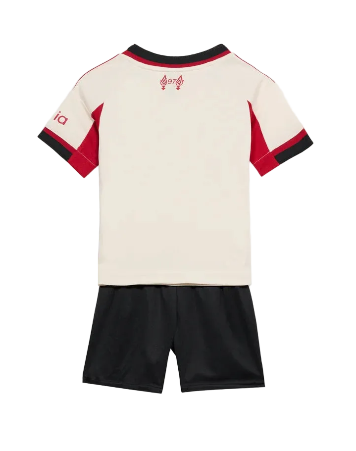 Equipación completa Liverpool FC 2º equipación 25-26 talla de niño