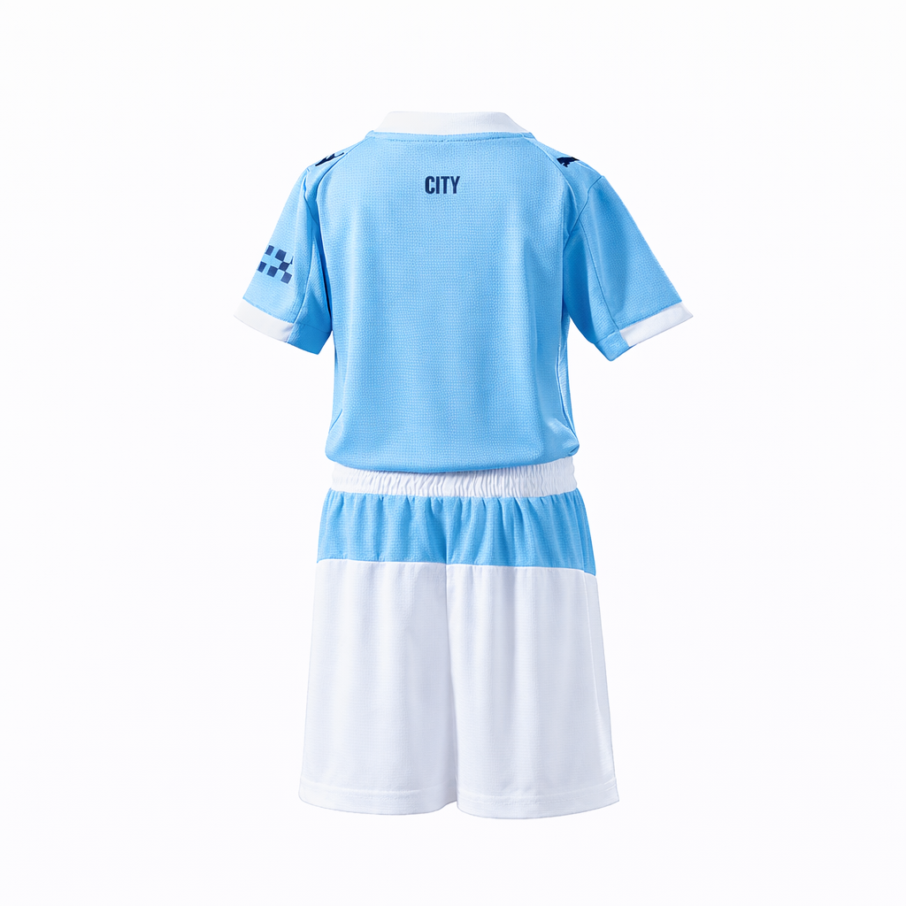 Rquipación completa Manchester City FC 1º equipación 25-26 talla de niño