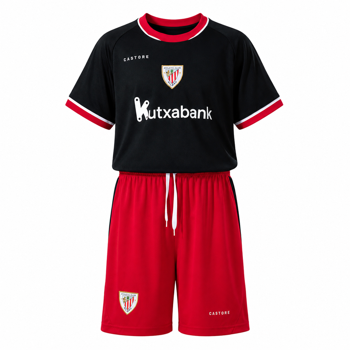 Komplette Ausrüstung Athletic Club Bilbao 1. Trikot 25-26 Kindergröße
