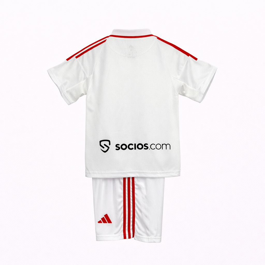 Equipación completa Sevilla FC 1º equipación 25-26 talla de niño