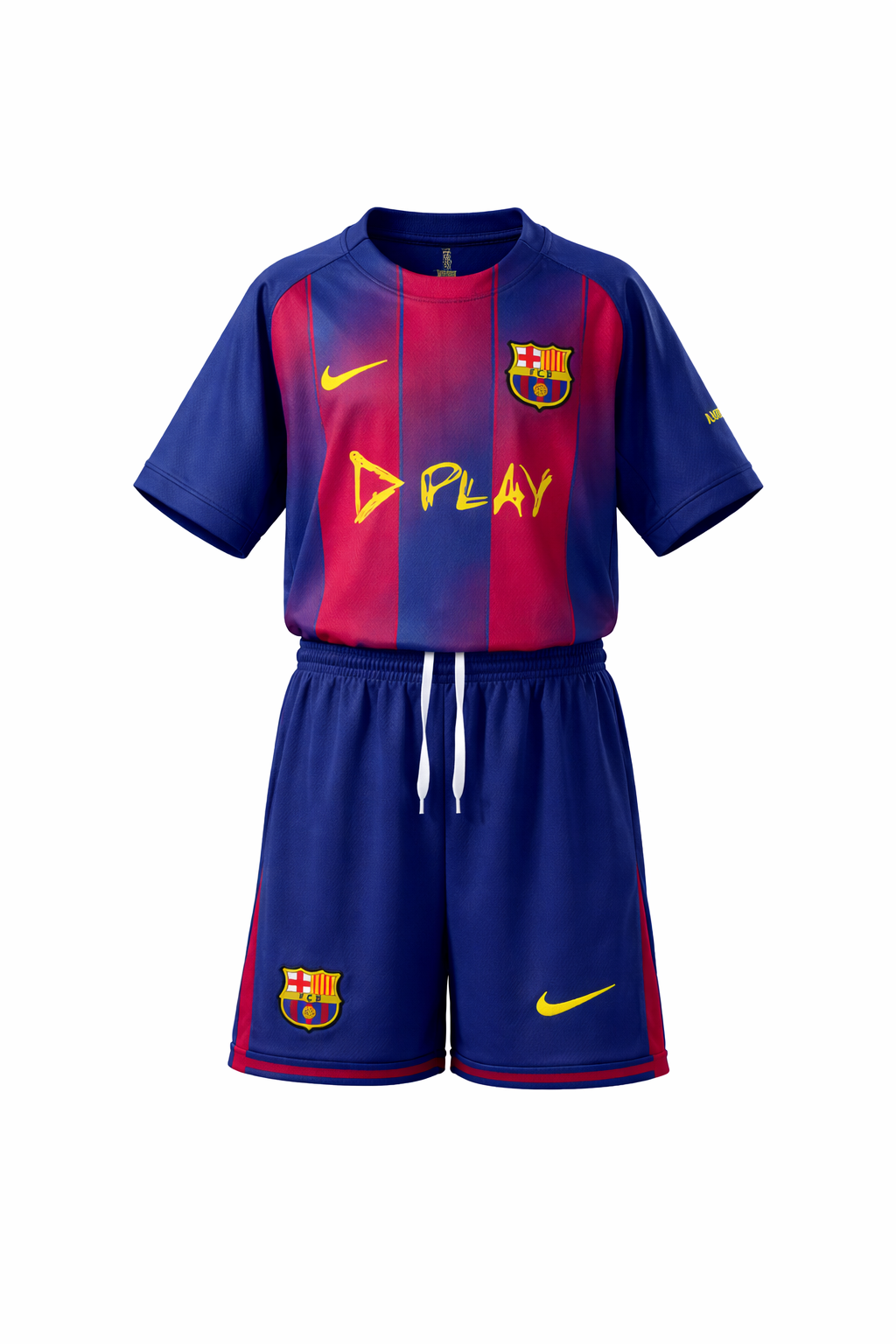 Komplettes FC Barcelona Trikot-Set Ed Sheeran Edition 25-26 Kindergröße