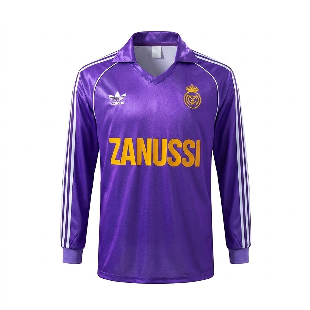 Camiseta Real Madrid 2º equipación manga larga 1984-85