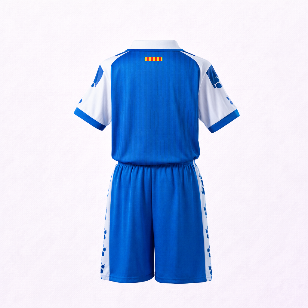 Equipación completa RCD Espanyol 1º equipación 25-26 talla de niño
