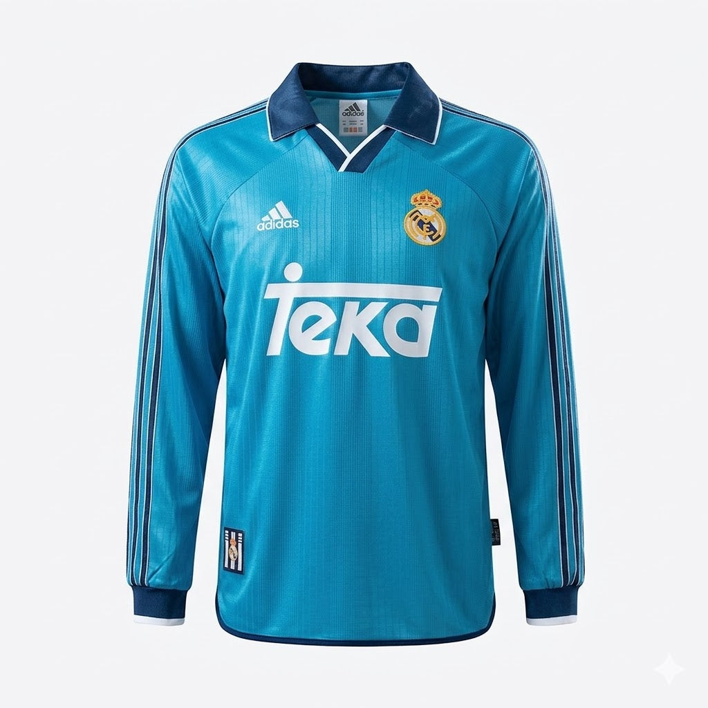 Camiseta Real Madrid 2º equipación manga larga 1999-2000