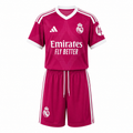 Komplette Real Madrid Ausrüstung Heimtrikot 25-26 Kindergröße