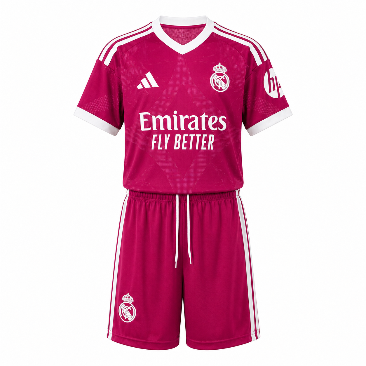 Komplette Real Madrid Ausrüstung Heimtrikot 25-26 Kindergröße