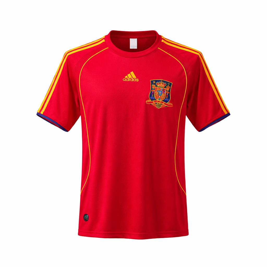 Maillot de l'équipe d'Espagne domicile 2008
