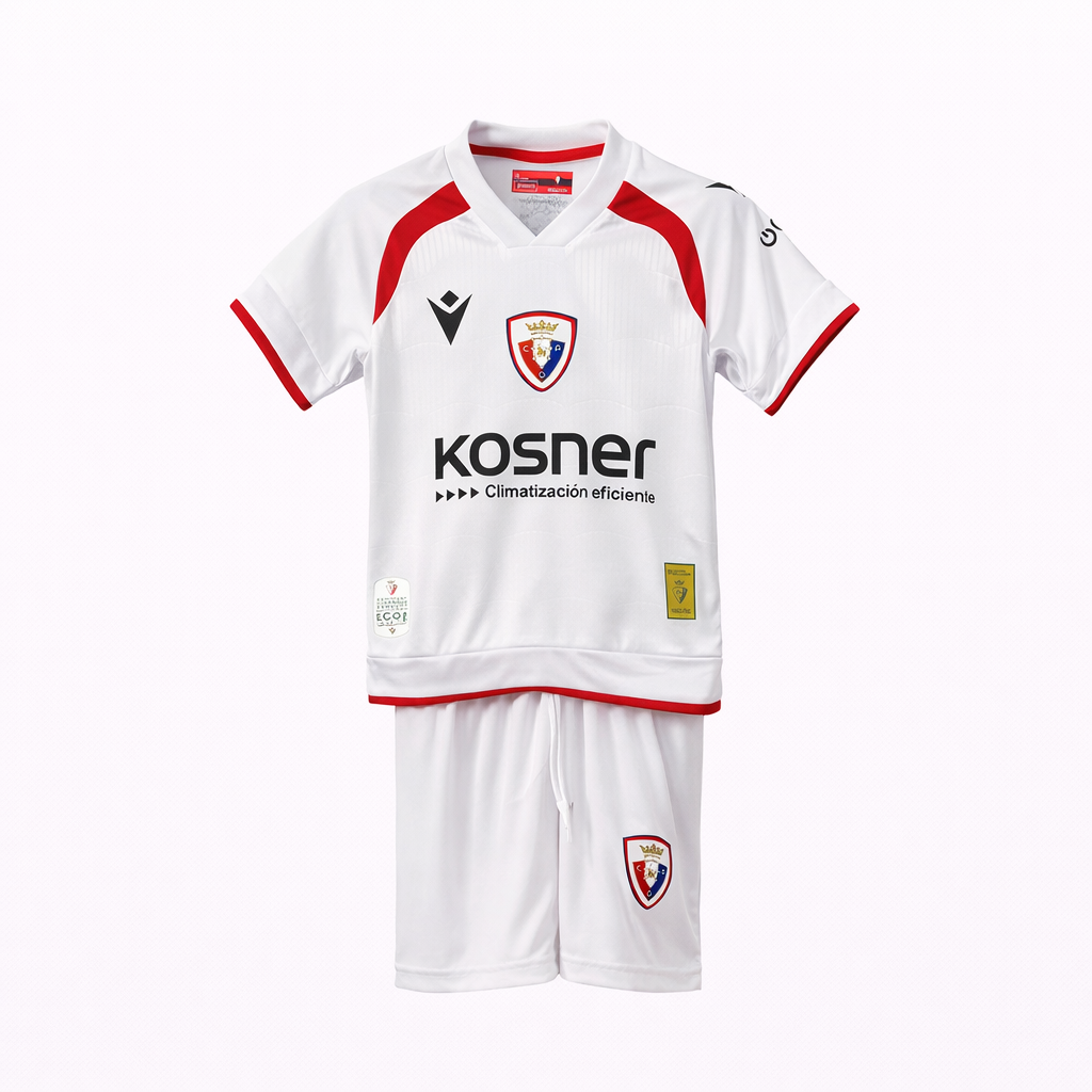 Equipación completa Osasuna 3º equipación 25-26 talla de niño