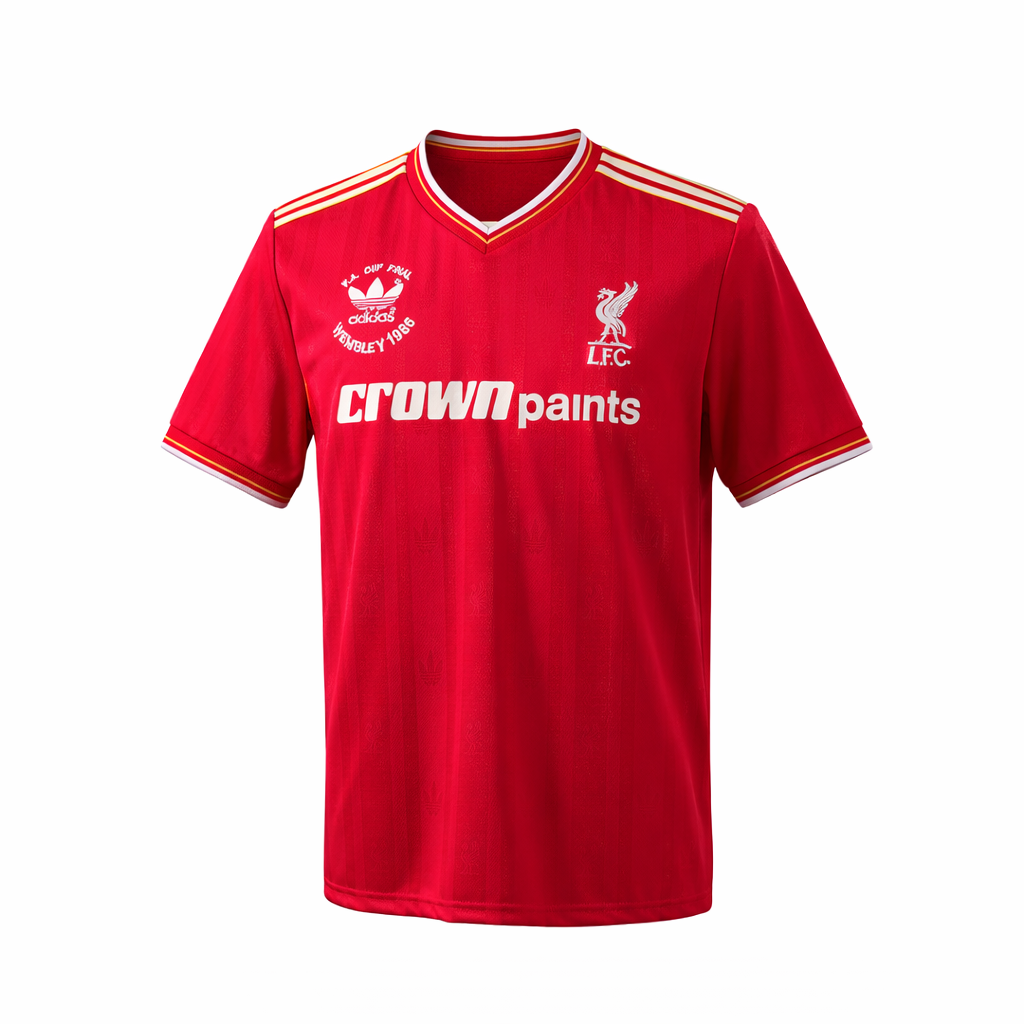 Liverpool FC 1st kit 100th anniversary 1986-87