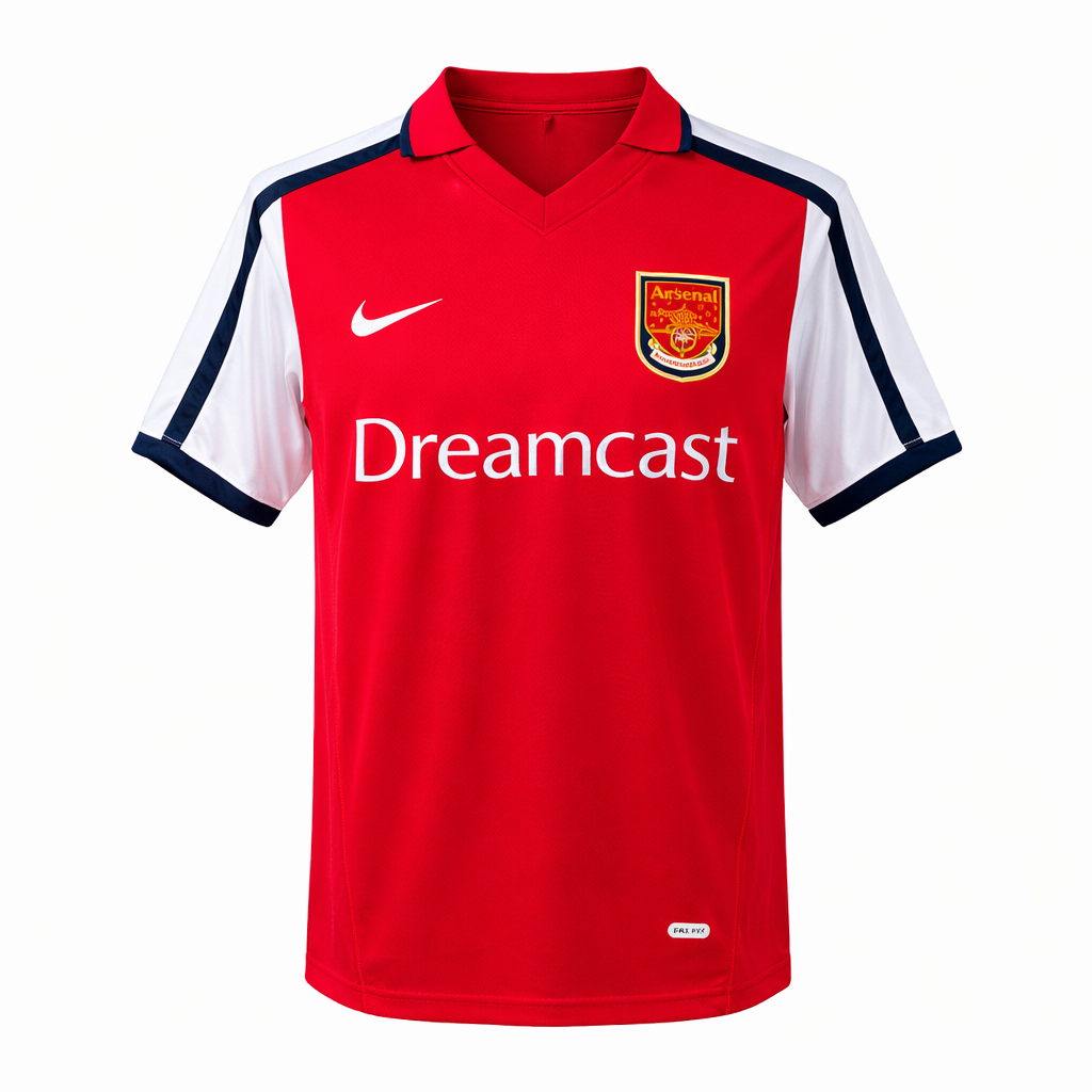 Camiseta Arsenal FC 1º equipación 2001-02