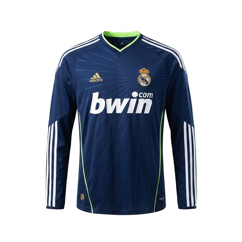 Camiseta Real Madrid 2º equipación manga larga 2010-11