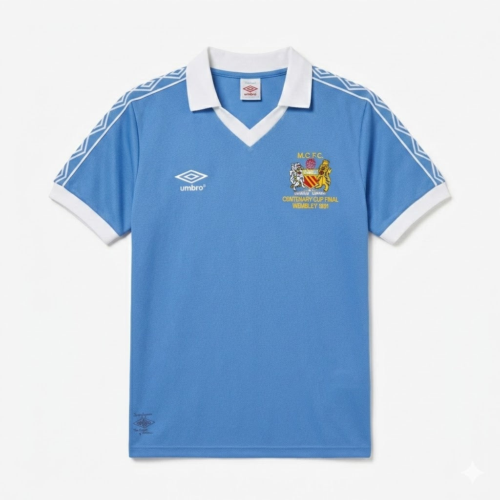 Camiseta Manchester City FC 1º equipación 1981-82