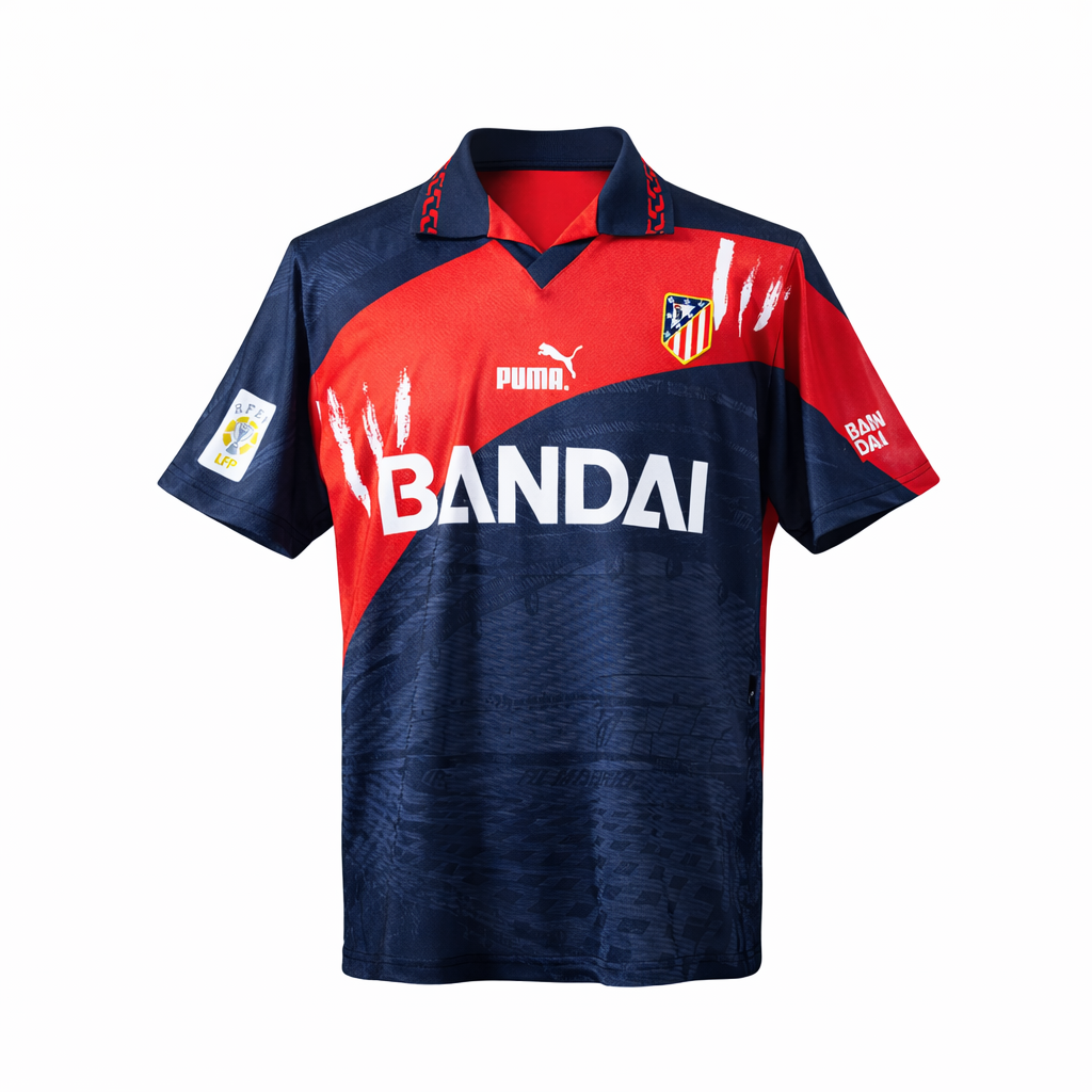 Atlético Madrid 2nd kit 1996-97
