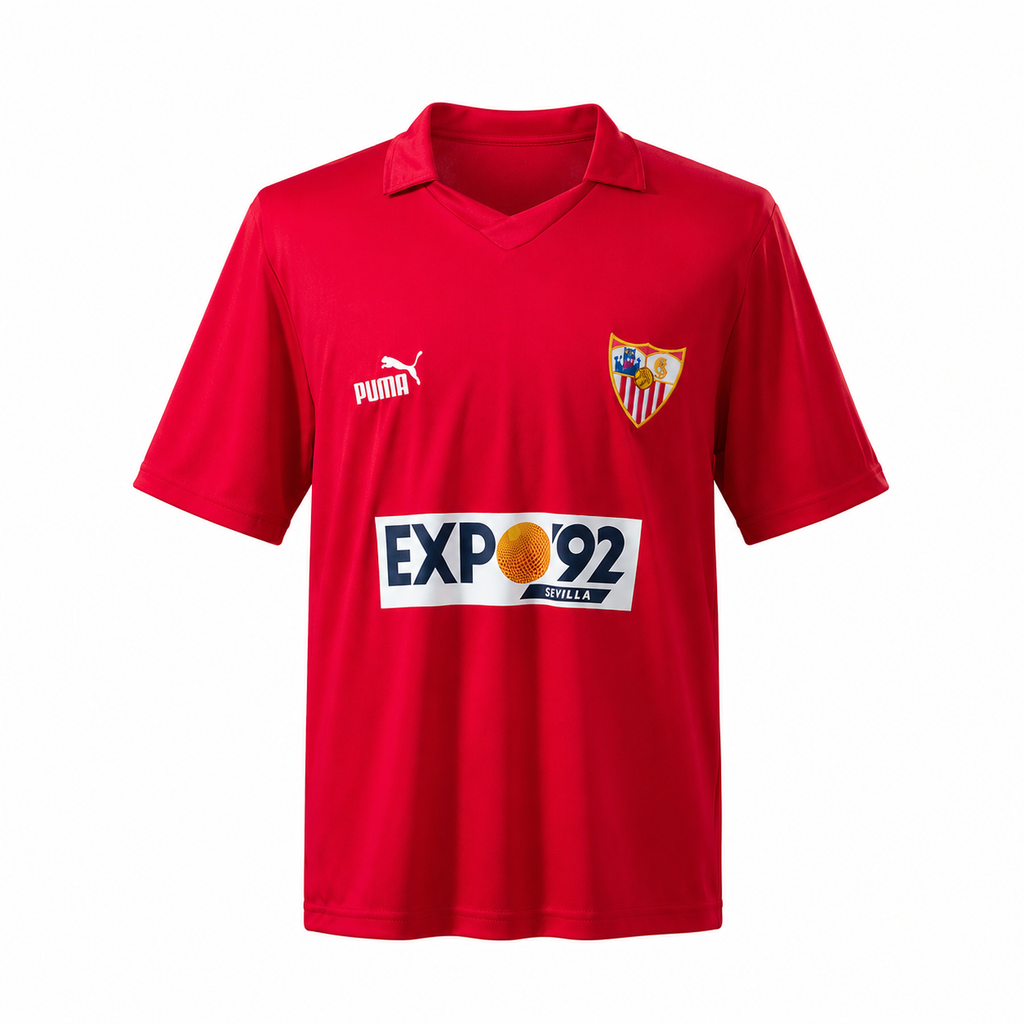 Camiseta Sevilla FC 2º equipación 1989-90