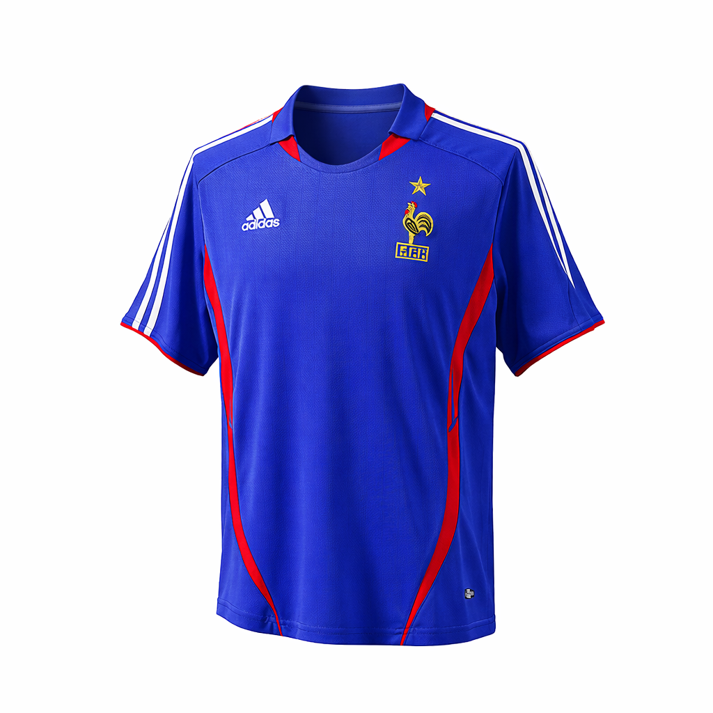 France National Team Home Jersey 1st kit 2006