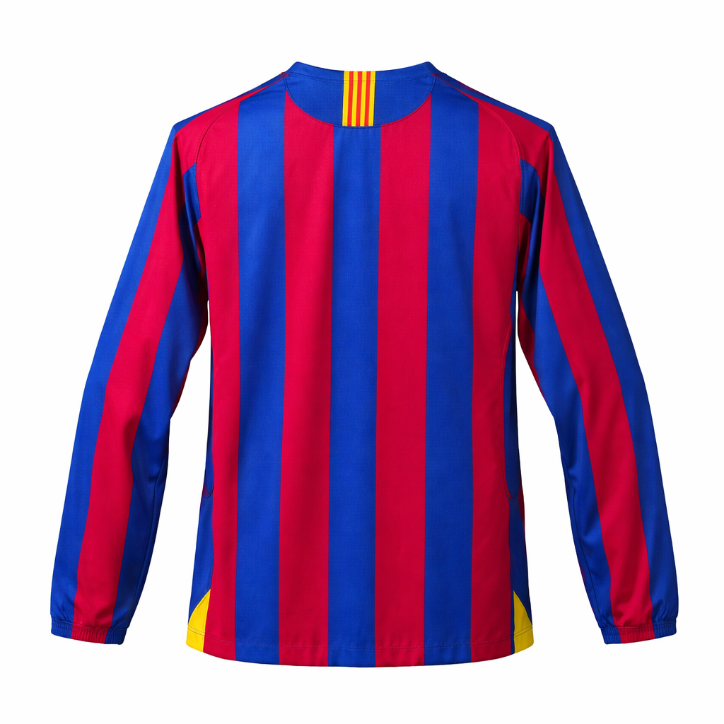 FC Barcelona Heimtrikot Langarm 2005-06