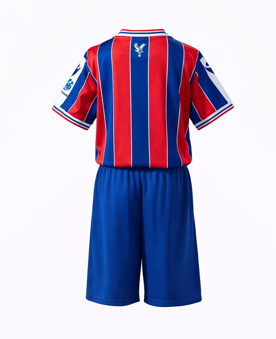 Equipación completa Crystal Palace FC 1º equipación 25-26 talla de niño