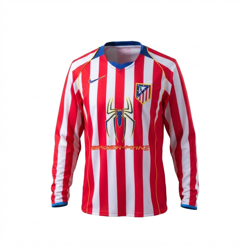 Camiseta Atlético Madrid 1º equipación manga larga 2004-05