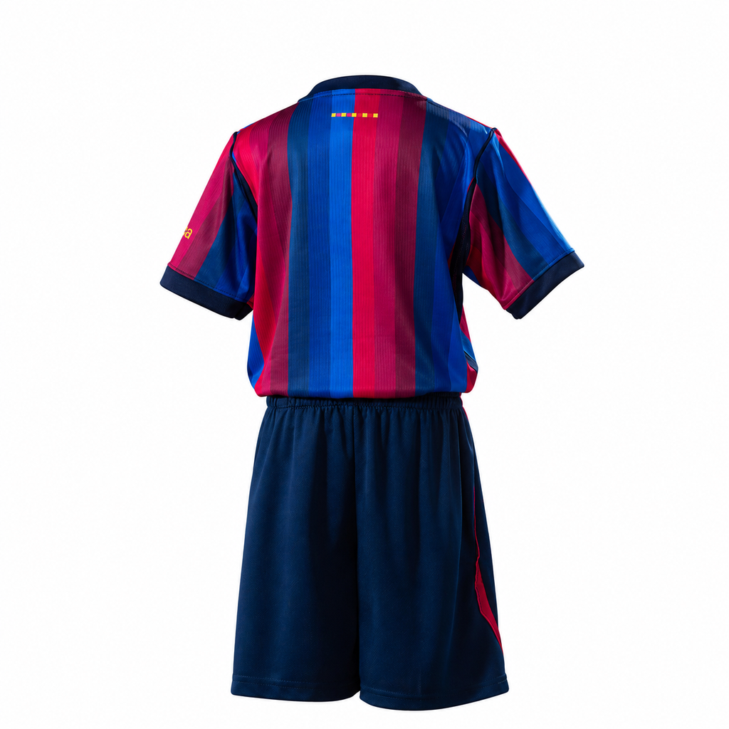 Komplettes FC Barcelona Travis Scott Edition Ausrüstungsset 25-26 Kindergröße