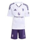 Equipación completa Manchester United FC 2º equipación 25-26 talla de niño