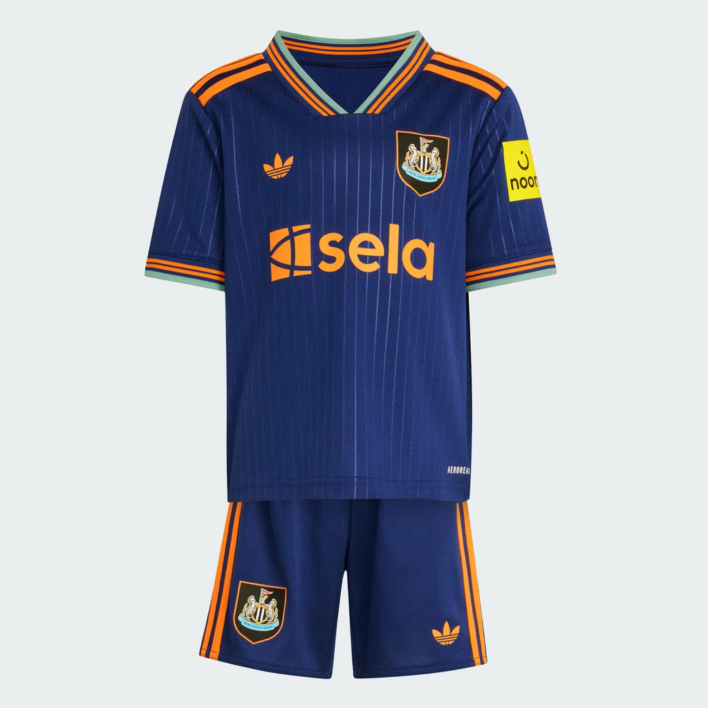 Equipación completa Newcastle United FC 3º equipación 25-26 talla de niño