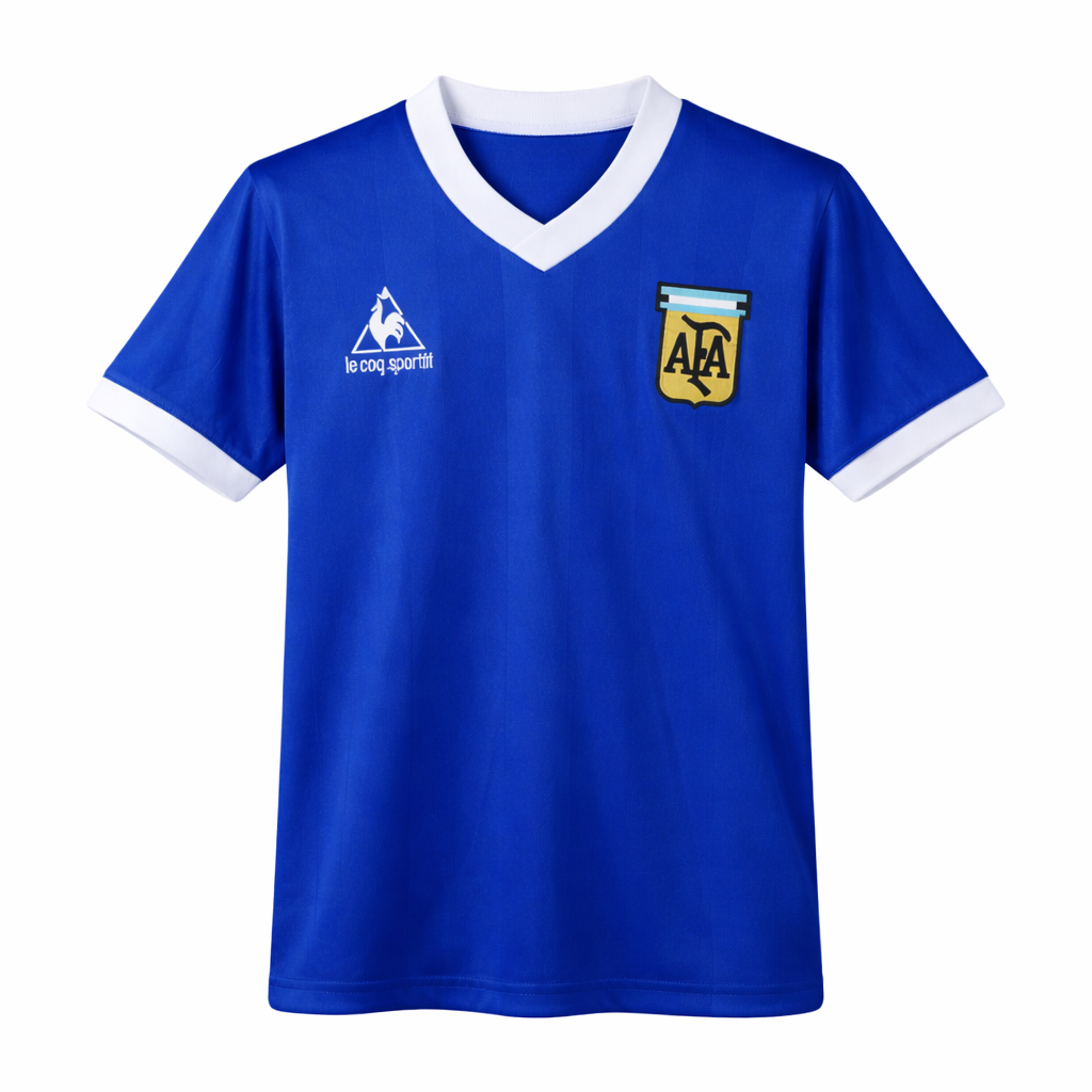 Camiseta Selección de Argentina 2º equipación 1986