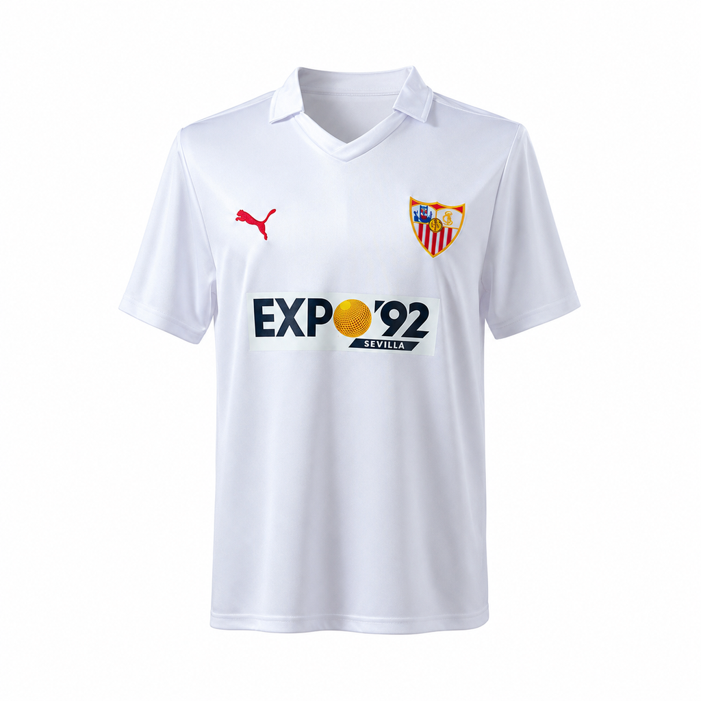 Camiseta Sevilla FC 1º equipación 1989-90