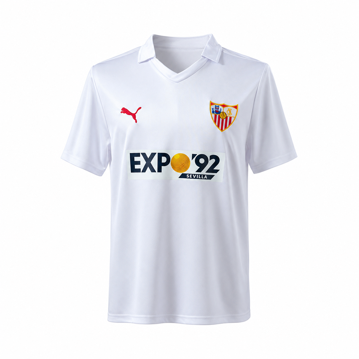 Camiseta Sevilla FC 1º equipación 1989-90
