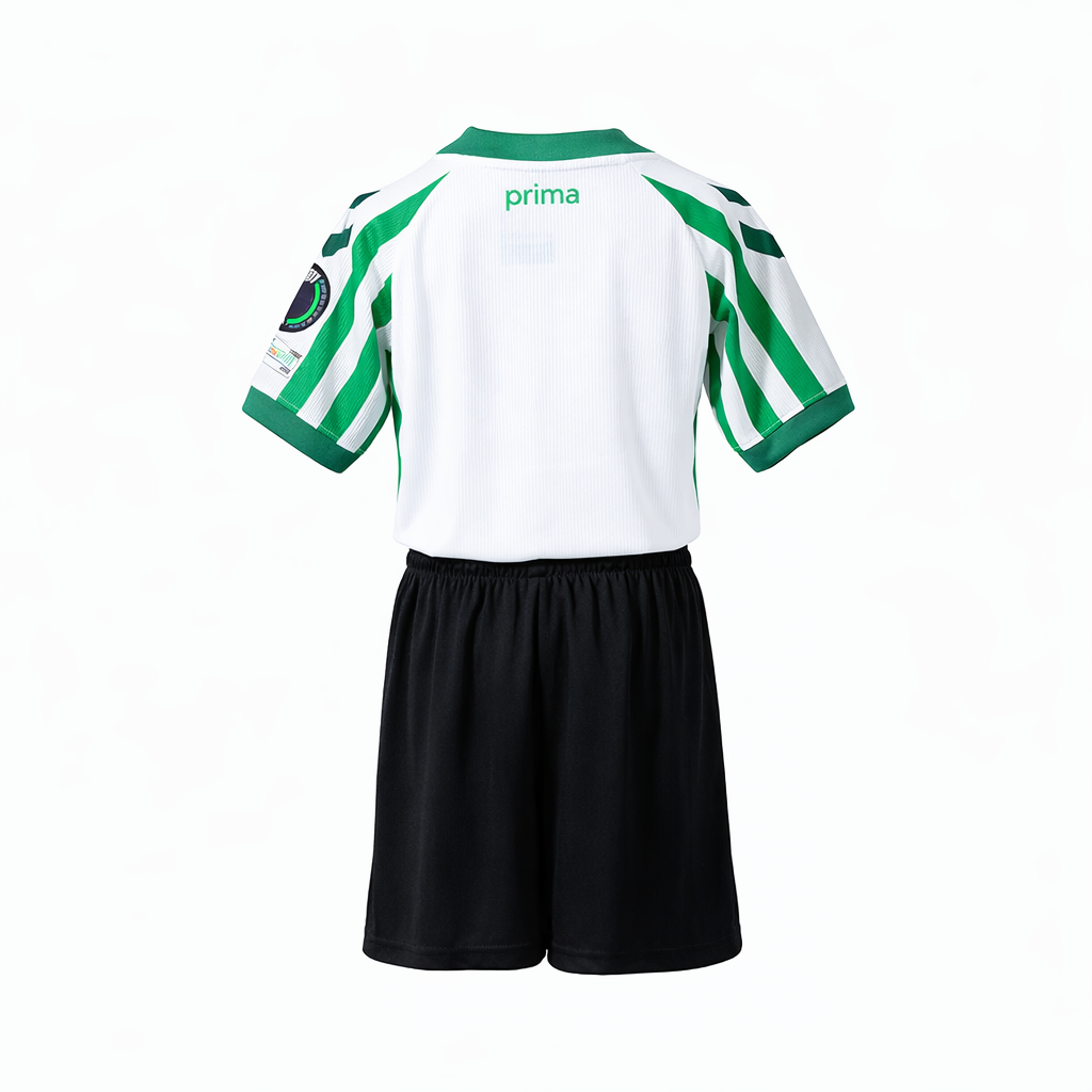 Equipación completa Real Betis 1º equipación Final Confenrence League 2025 talla de niño