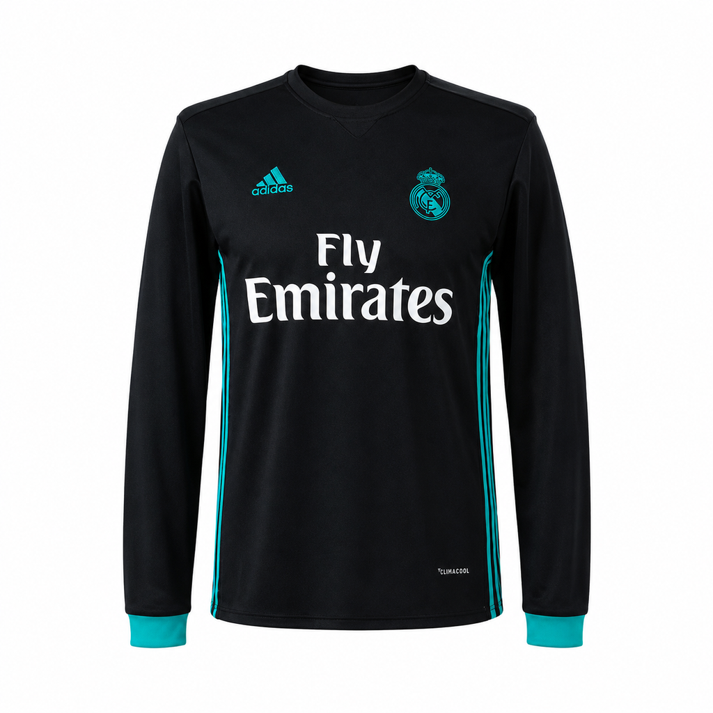 Camiseta Real Madrid 2º equipación manga larga 2017-18
