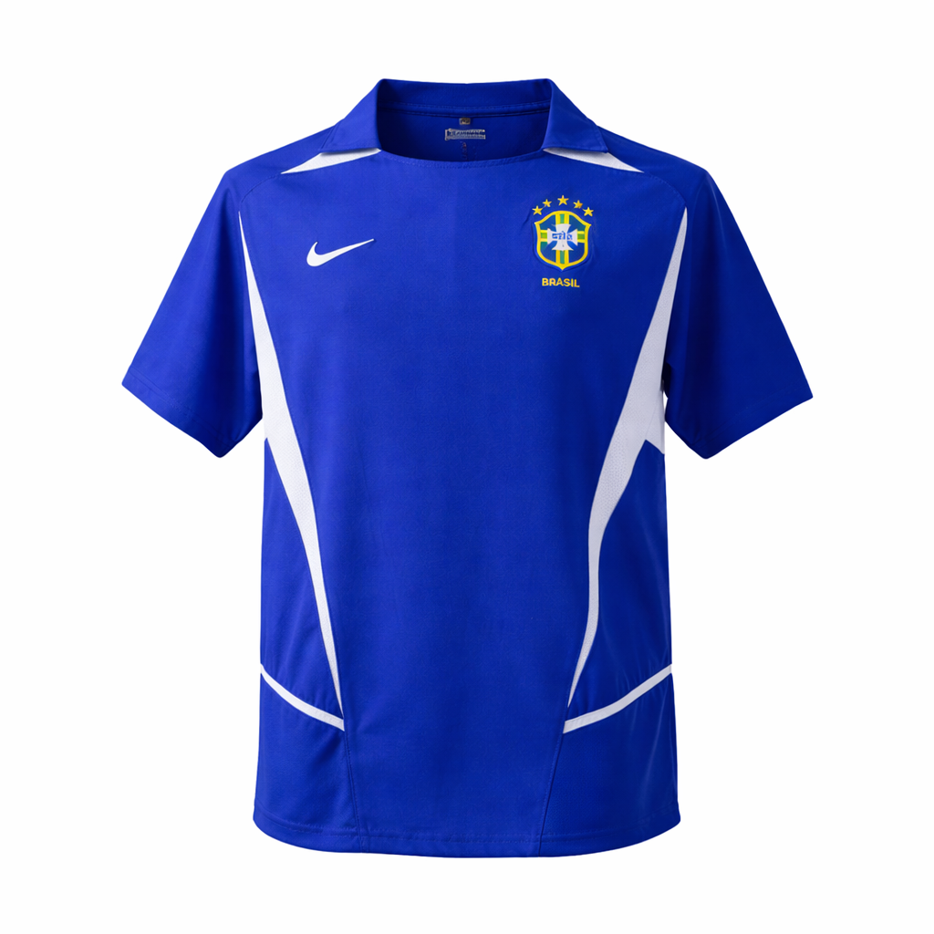 Camiseta Selección de Brasil 2º equipación 2002