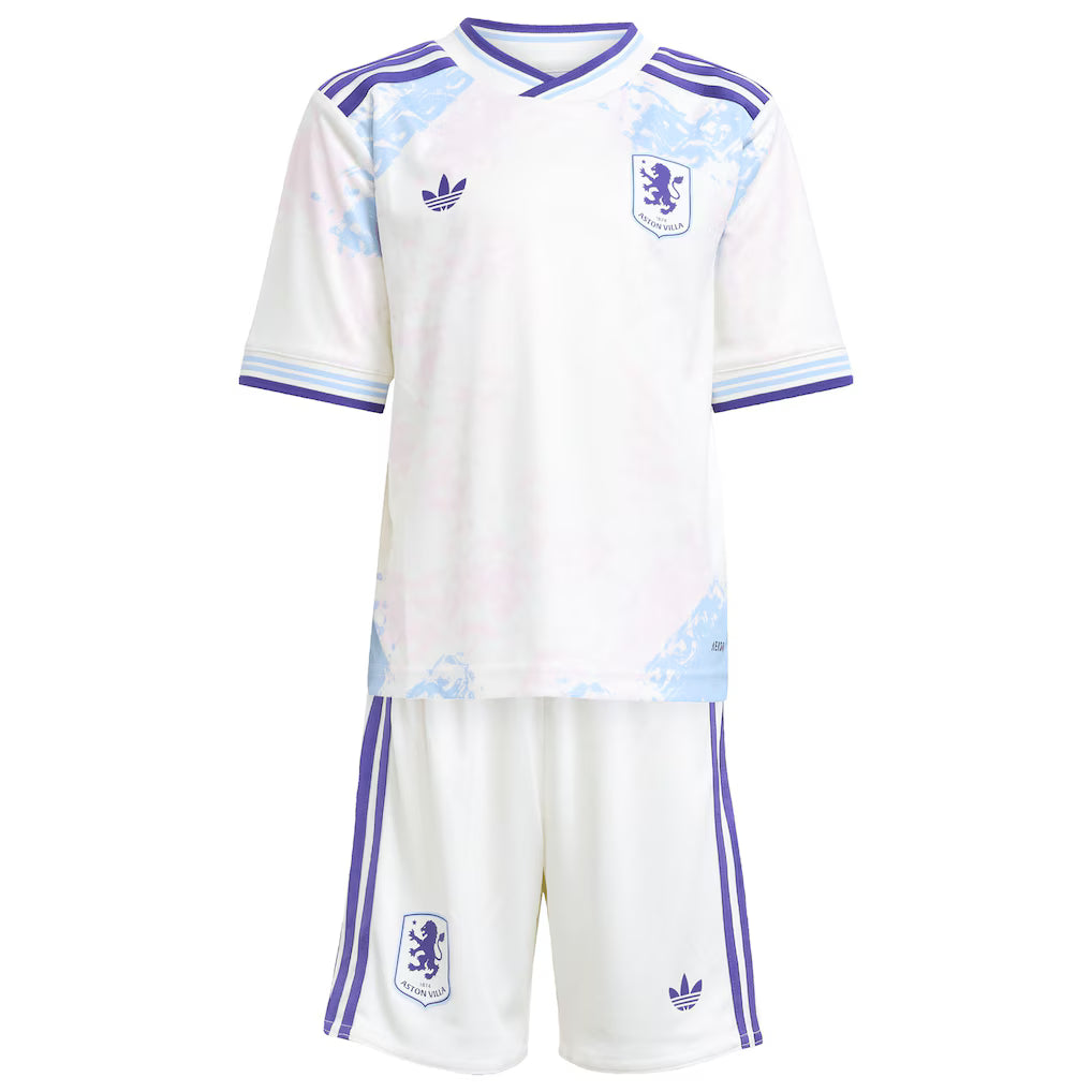Equipación completa Aston Villa FC 3º equipación 25-26 talla de niño