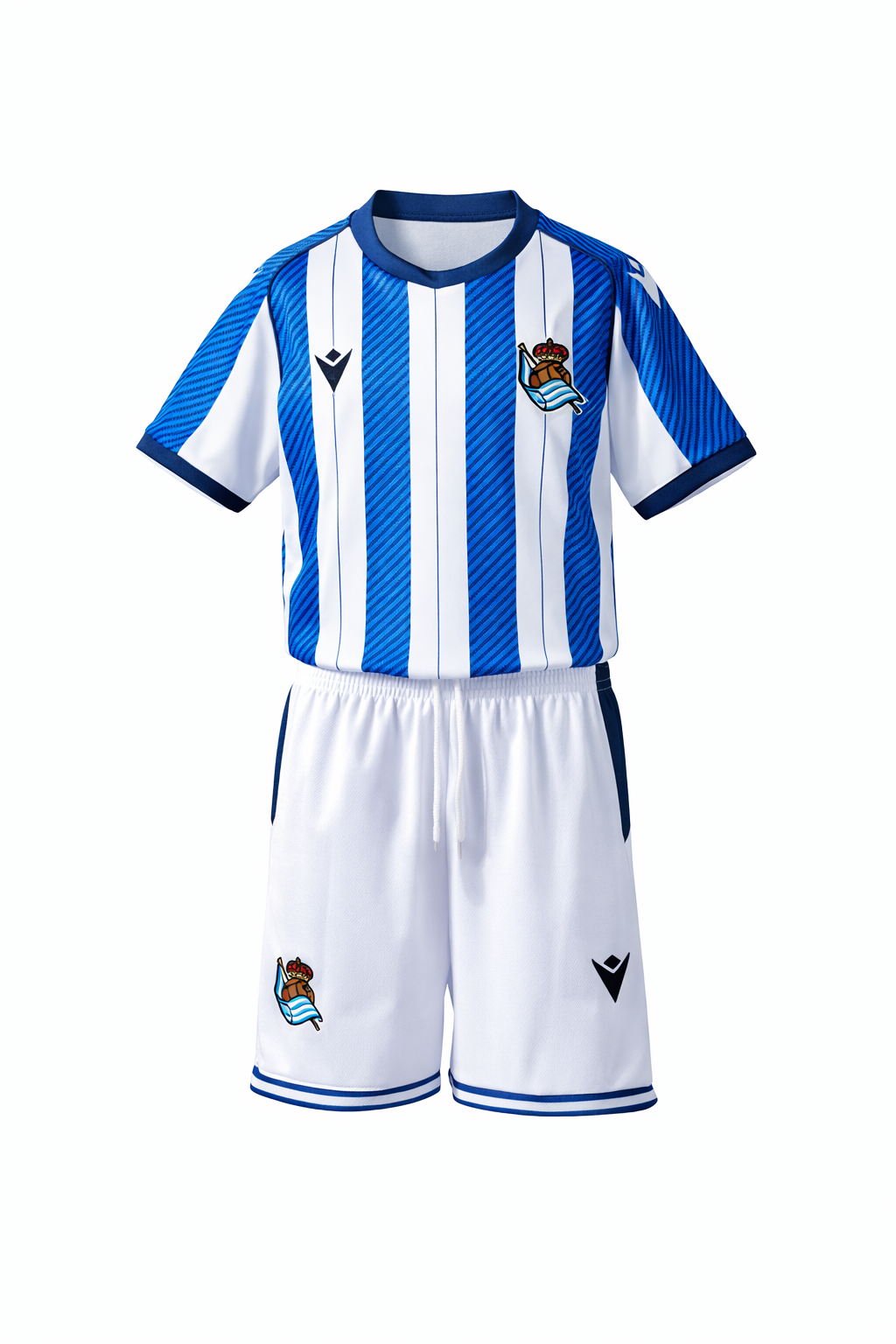 Equipación completa Real Sociedad 1º equipación 25-26 talla de niño