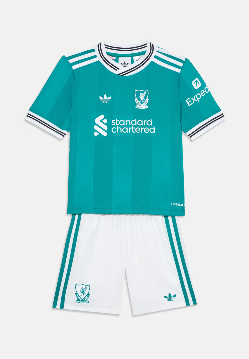 Equipación completa Liverpool FC 3º equipación 25-26 talla de niño