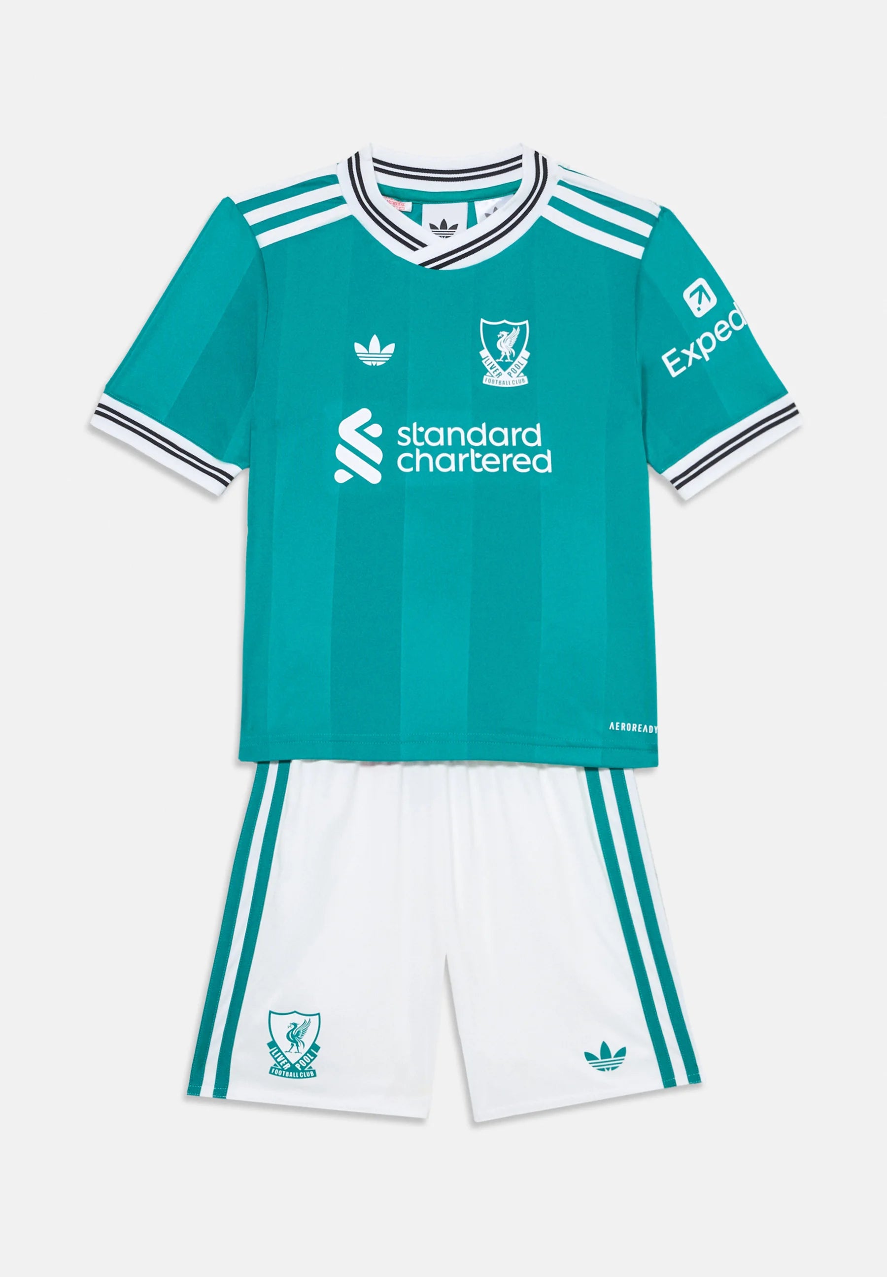 Equipación completa Liverpool FC 3º equipación 25-26 talla de niño