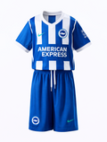 Komplettes Brighton FC Heimtrikot 25-26 Kindergröße