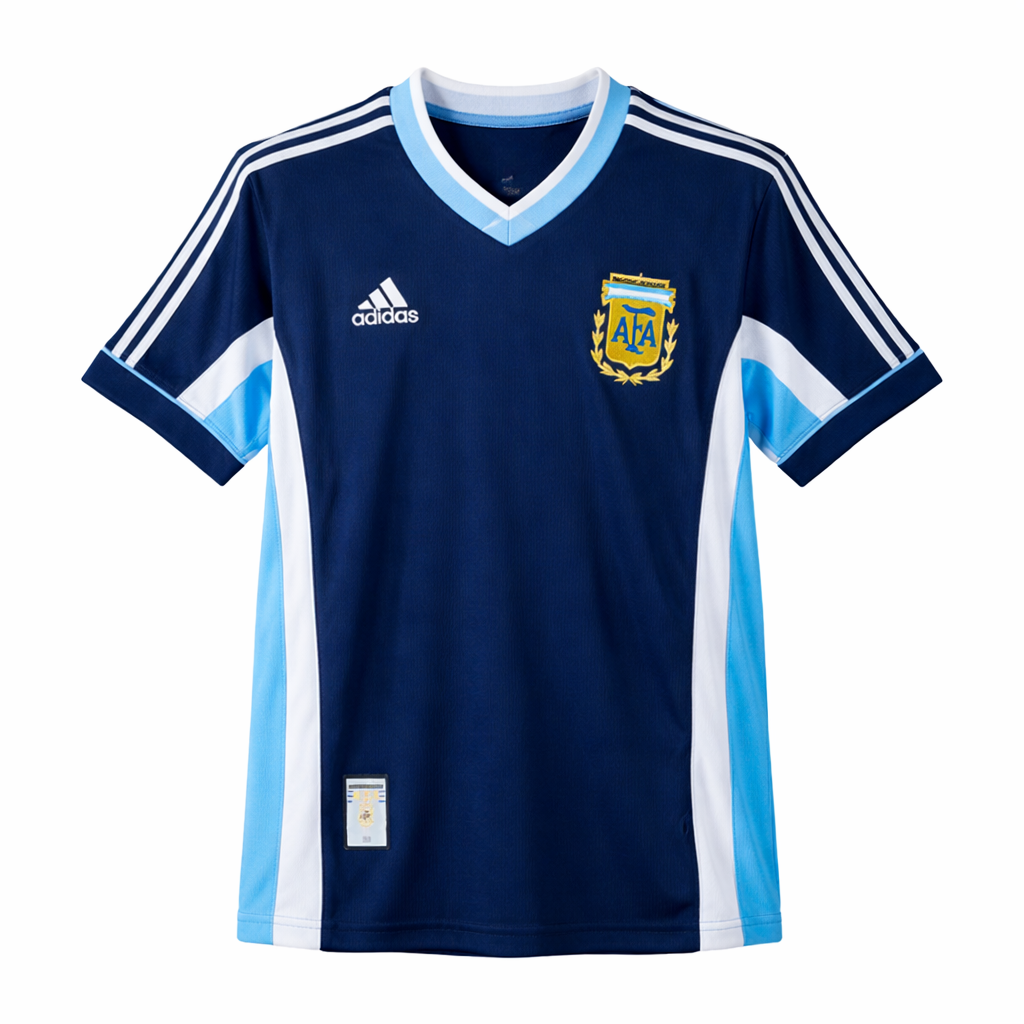 Argentinien Nationalmannschaft Trikot Auswärts 1998